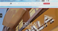 Desktop Screenshot of ciqalasuites.com